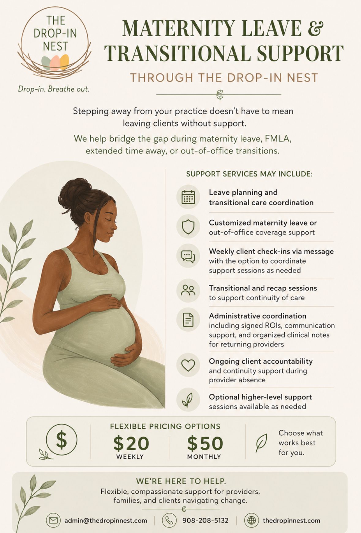 Maternity Leave and Transitional Support Details