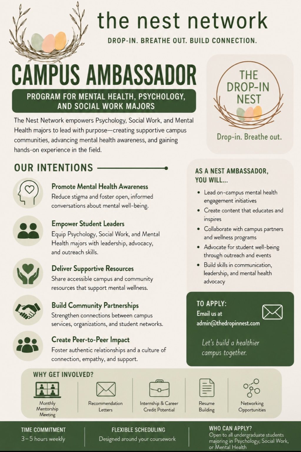 campus ambassador flyer